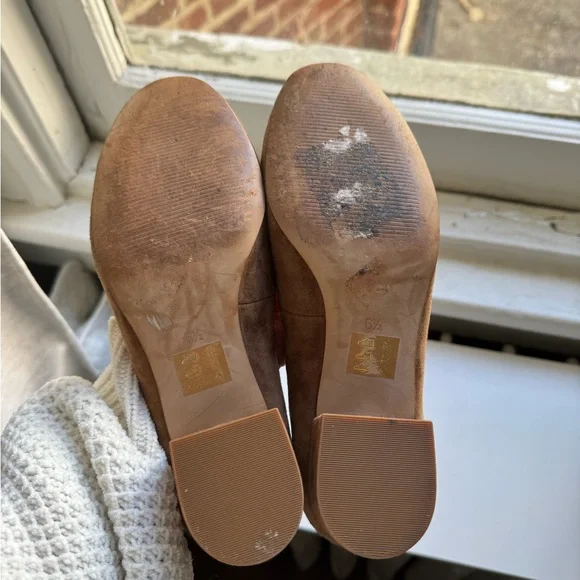 Madewell Brown Suede Strappy Heeled Shoes - Picture 5 of 5